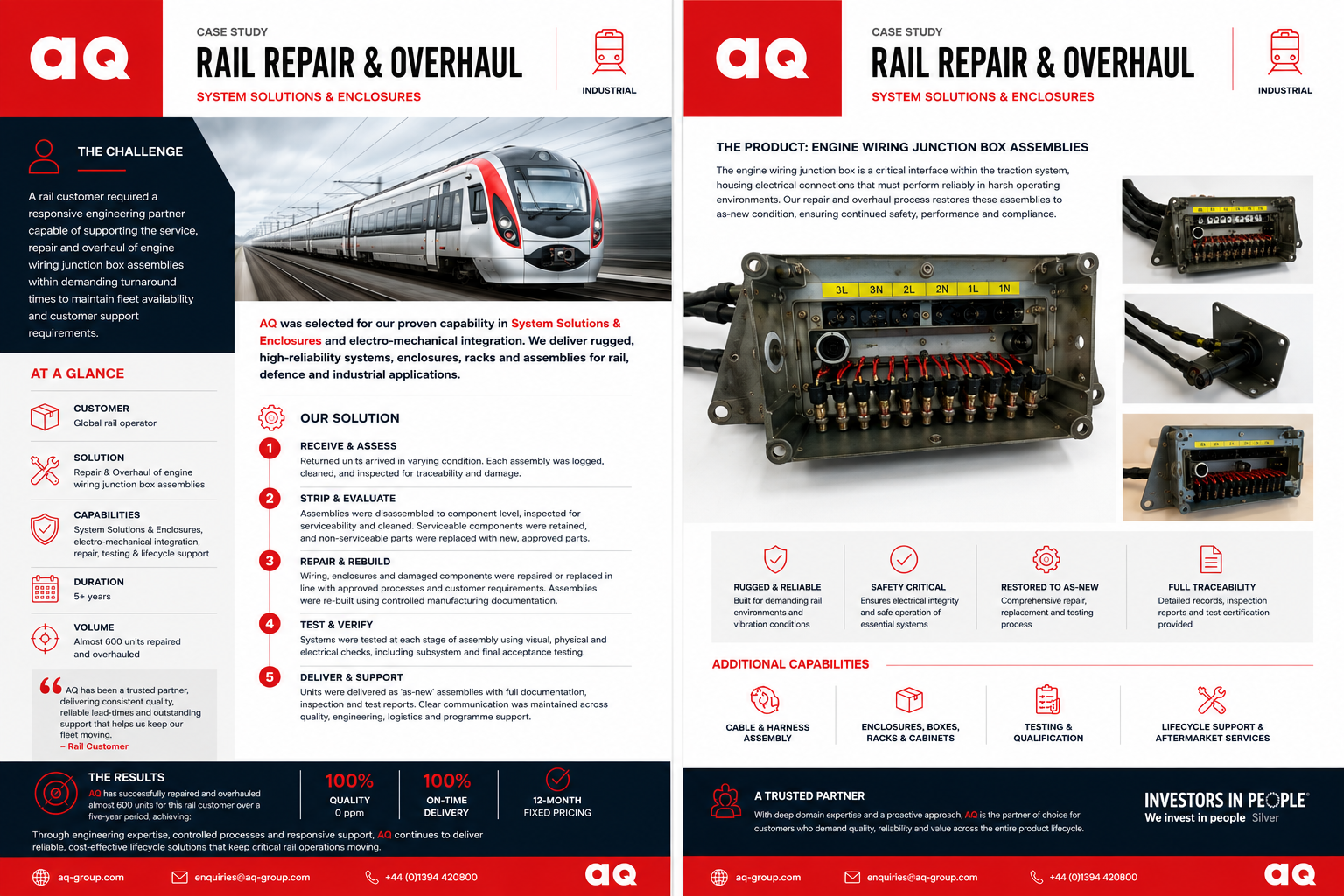 Repair and Overhaul Case Study